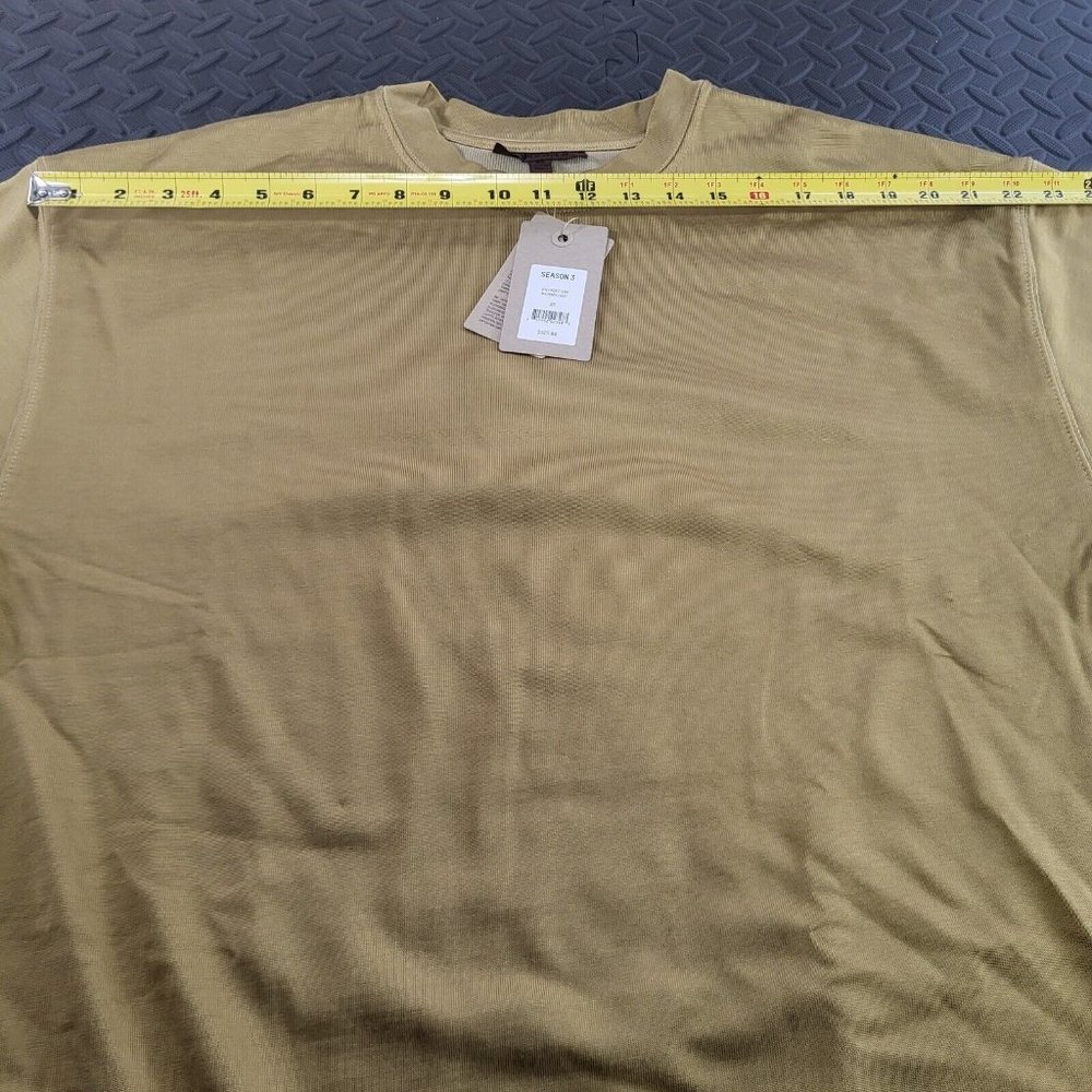 Yeezy Season 3 Crewneck Oversized Sweatshirt KW3M207-108 Military Dust XS $325 - Picture 7 of 9